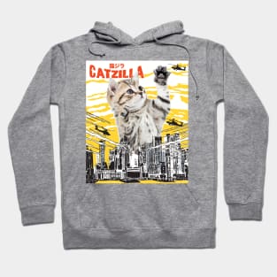 Catzilla Funny Cat T-Shirt - Gift for Cats Lovers Hoodie